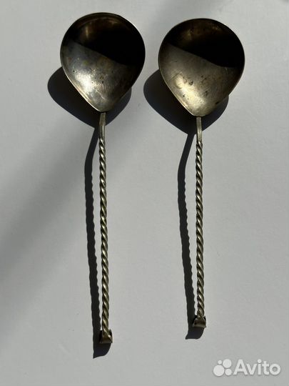 Ложка десертная для варенья мёда мельхиор СССР