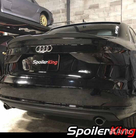 Спойлер с вырезом Audi A3 седан