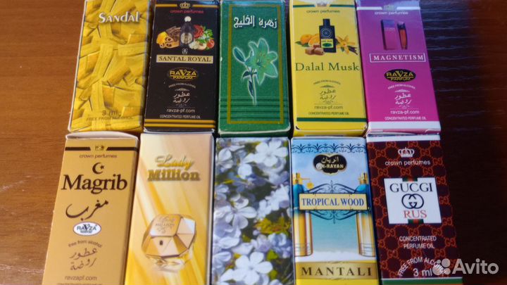 Масла парфюмированные 3 и 6мл