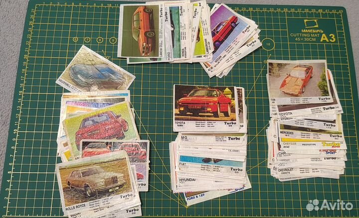 Вкладыши от жвачки турбо 90х