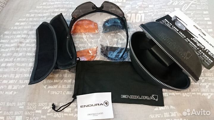 Очки Endura Singletrack Black 3 линзы в комплекте