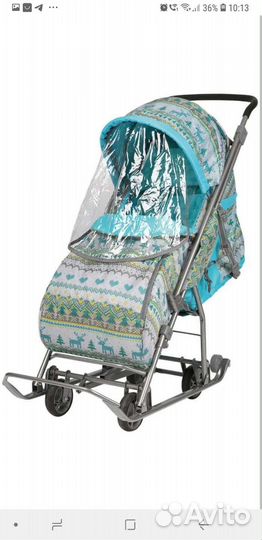 Детские санки коляска