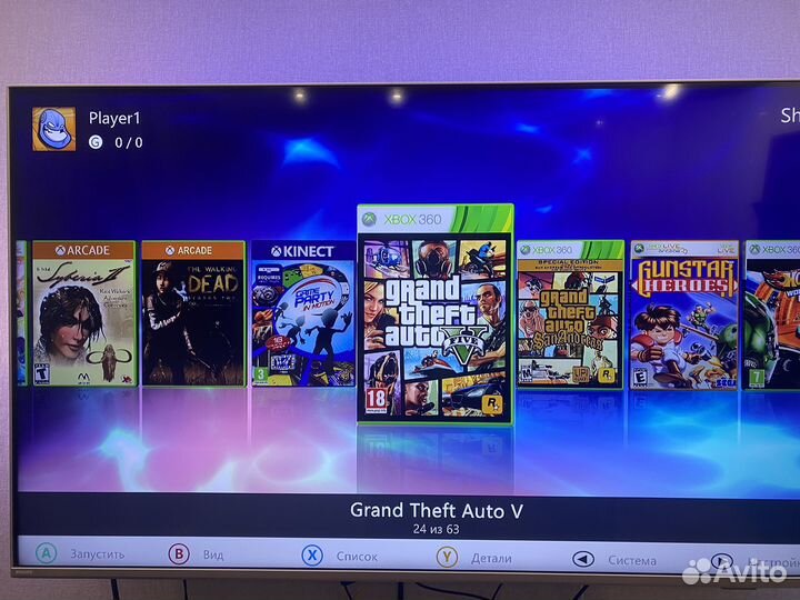 Xbox 360 kinnect + игры