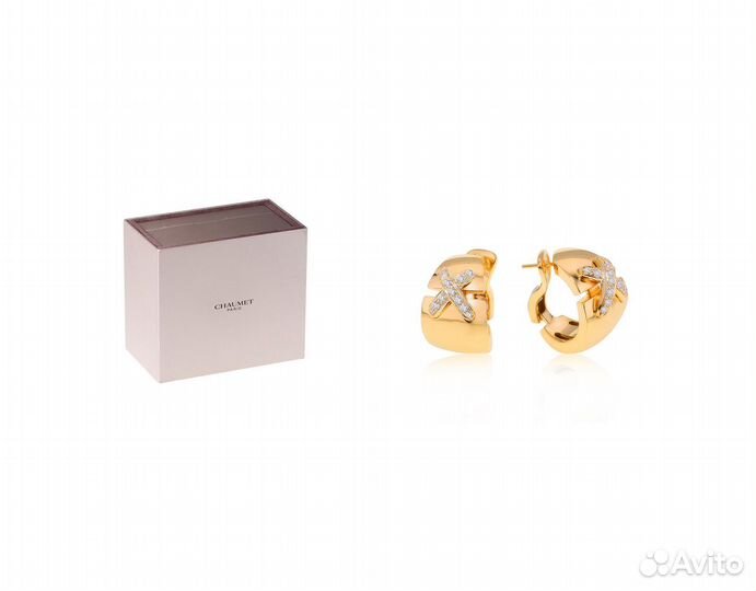 Золотые серьги Chaumet Liens
