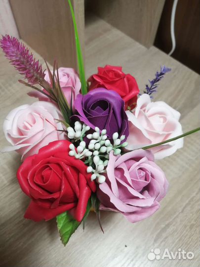 Мыльные розы букеты