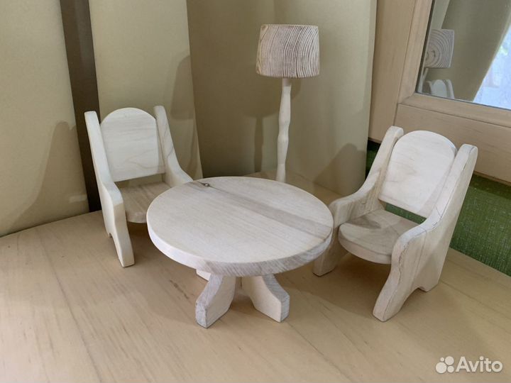 Домик кукольный, мебель для домиков на з