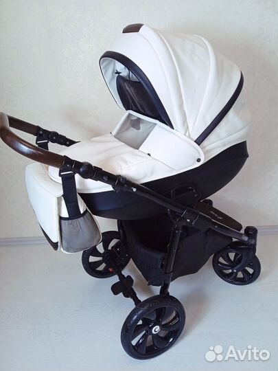 Коляска 3 в 1 эко кожа