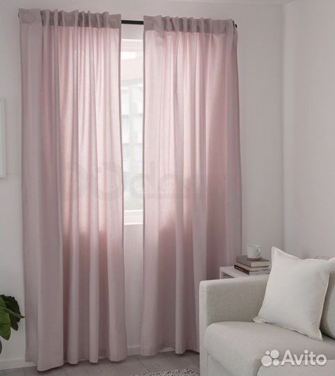 Шторы гардины IKEA лен льняные