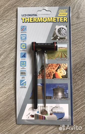 Термометр с щупом электронный