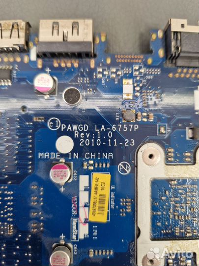 Материнская плата pawgd LA-6757P REV:1.0