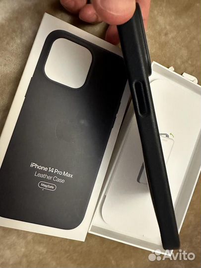 Кожанный чехол iPhone 14 pro max