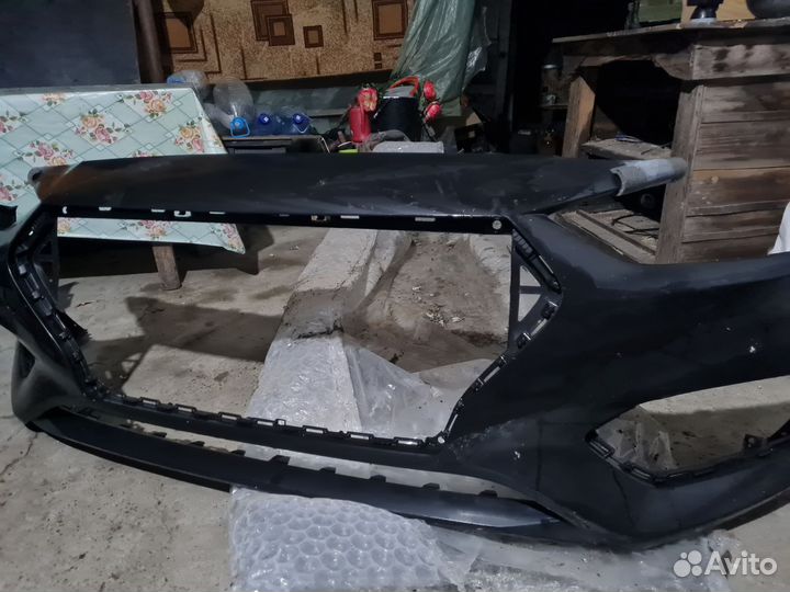 Бампер передний на солярис