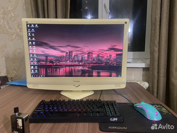 Монитор Viewsonic VX2451mhp-Led (Vga, Dvi, Hdmi)