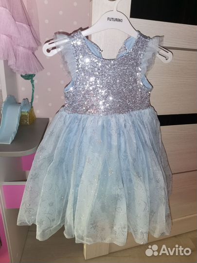 Платье снежинки