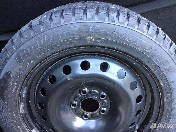 Продажа комплект колес кордиант практически новая