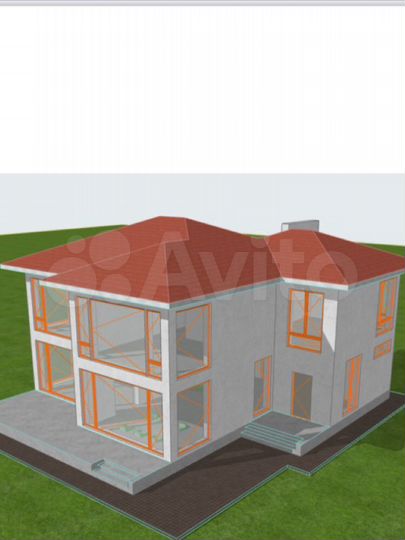 Коттедж 200 м² на участке 10 сот.