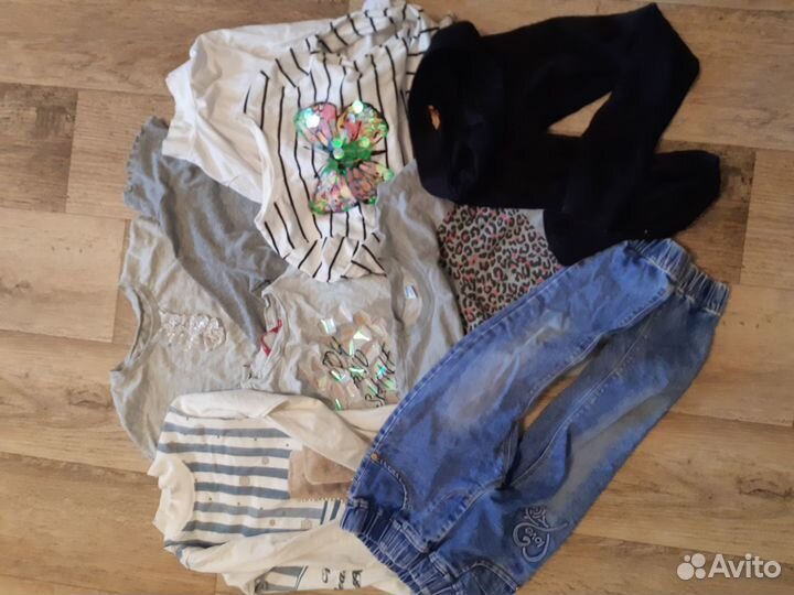 На девочку, рост 128