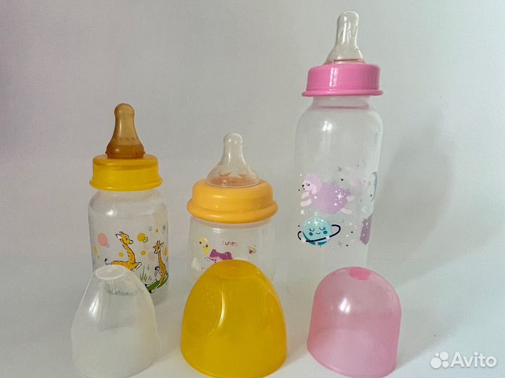 Бутылочки для кормления pigeon+пустышка в подарок