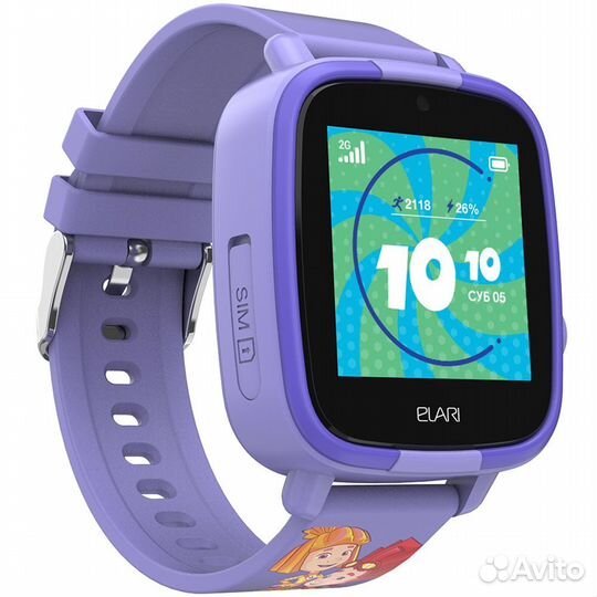Умные часы Elari FixiTime Fun с GPS/LBS и Видеовыз