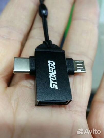 OTG adapter Type C + micro USB Host для телефона и