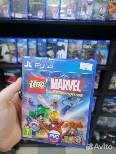 Lego Marvel Super Heroes ps4 новый в плёнке