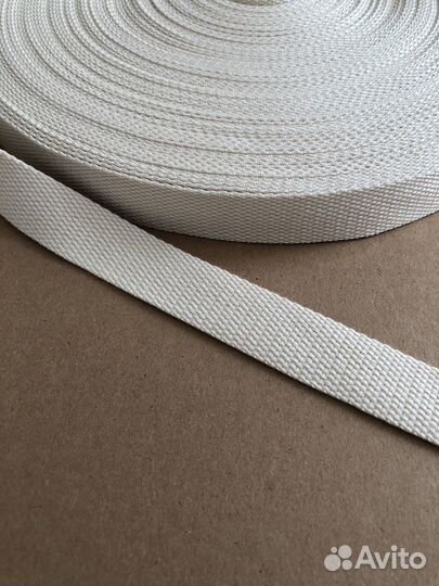 Стропа лента ременная 100% хлопок и полиэстер