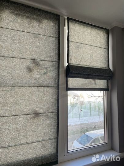 Римские шторы на кухню. Выезд с образцами