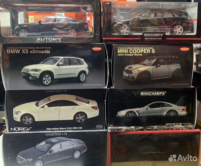 Модели автомобилей 1:18