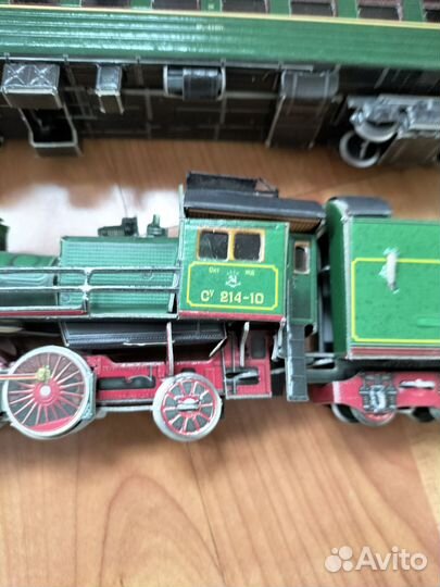Модели из картона эр2 и паровоз Су214