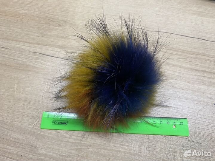 Помпон из натурального меха