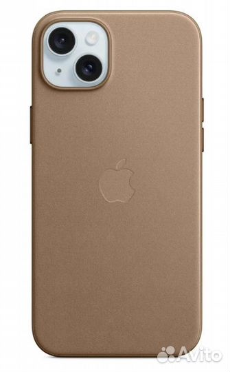 Чехол Apple FineWoven Case iPhone 15 Plus (Taupe)