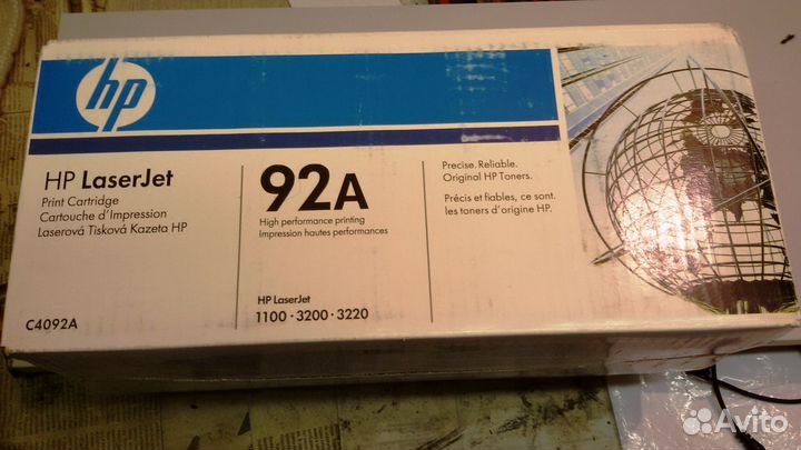 Картридж для принтера HP 92А (С4092А) оригинал