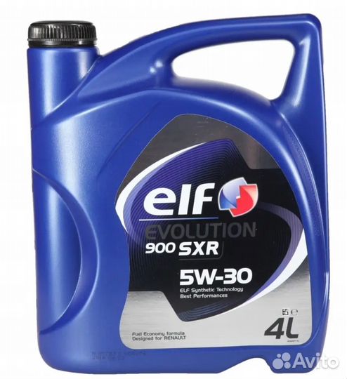 Масло ELF 5w30 sxr 4л