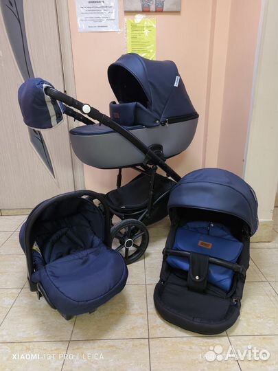 Коляска 3 в 1 riko ozon это кожа