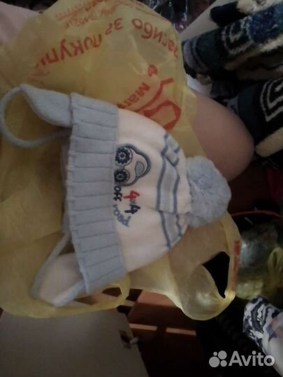 Шапочка для новорожденного