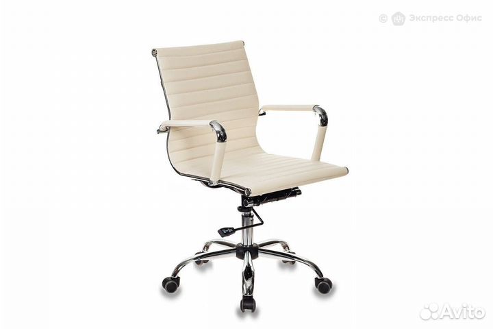 Кресло для руководителя Бюрократ CH-883-LOW/ivory