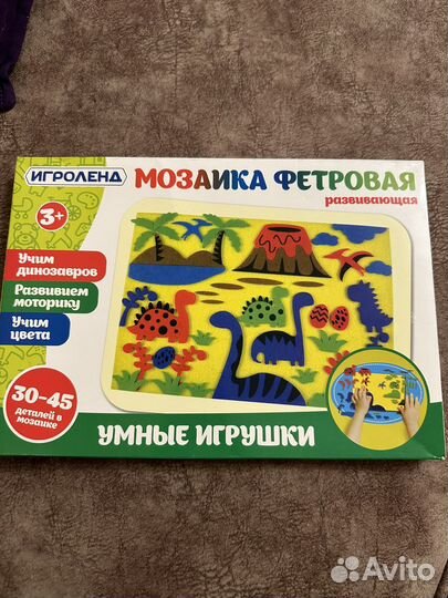 Игрушка развивающая Фетровая мозайка 3+
