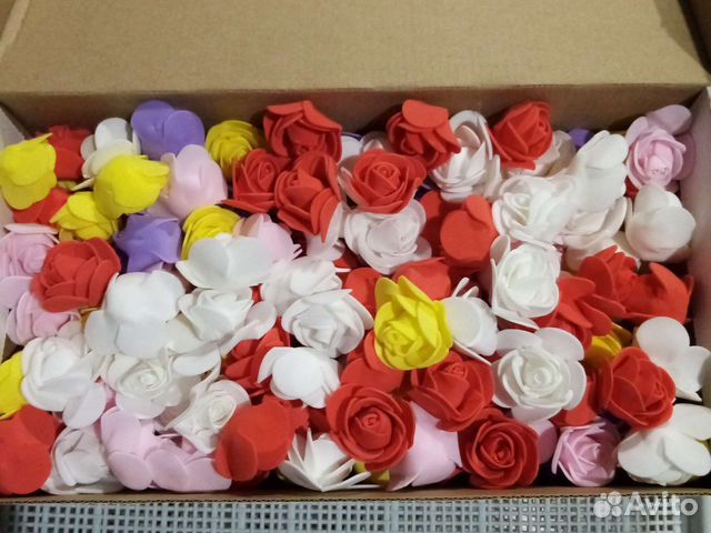 Розы из фоамирана