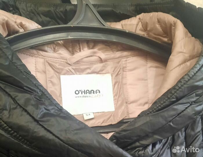 Плащ женский 54 размер, черного цвета, не б/у