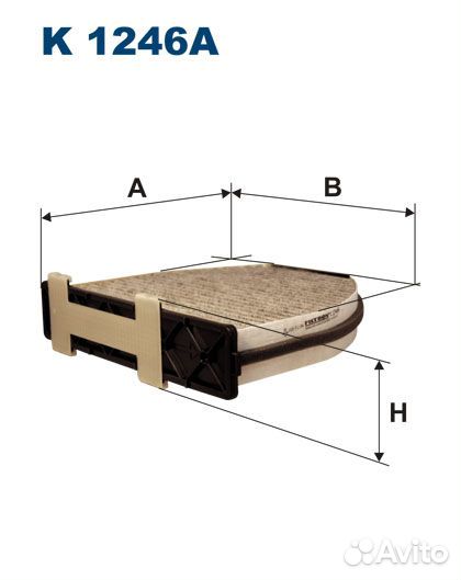 Фильтр салонный угольный