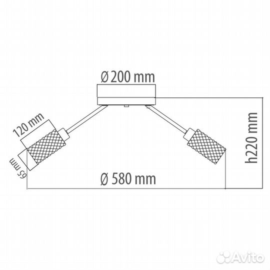 638013806 Люстра De Markt Олимпия