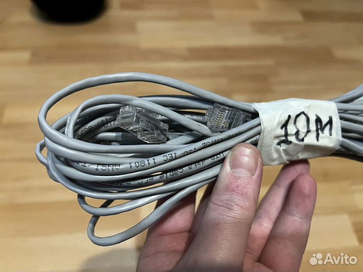 Кабель Ethernet, патчкорд LAN 10м, 17м