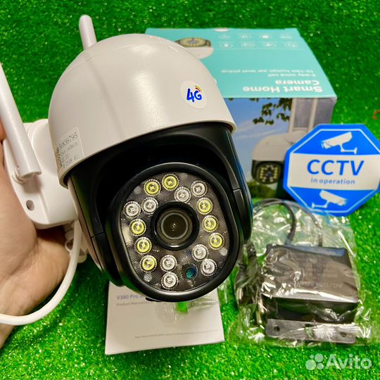 Камера видеонаблюдения уличная с симкартой 4 g