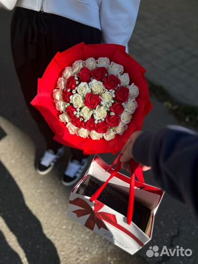 Мыльный букет маме