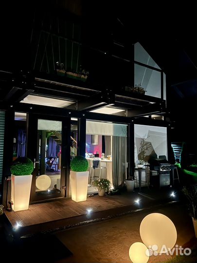 Кашпо с подсветкой для дома и улицы