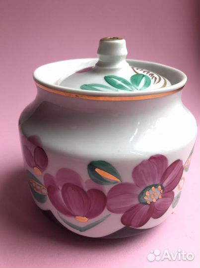 Сахарница из чайного сервиза вербилки СССР