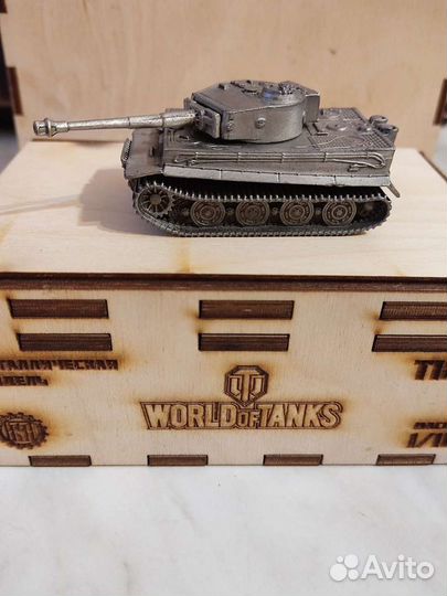 Модель танка Тигр I World of tanks масштаб 1/72