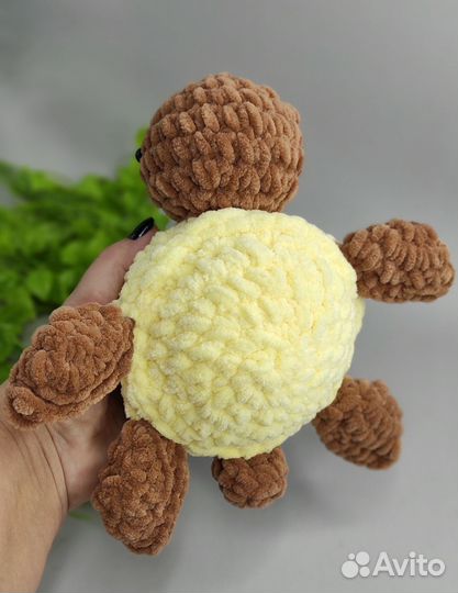 Плюшевая игрушка ручной работы. Плюшевая черепаха