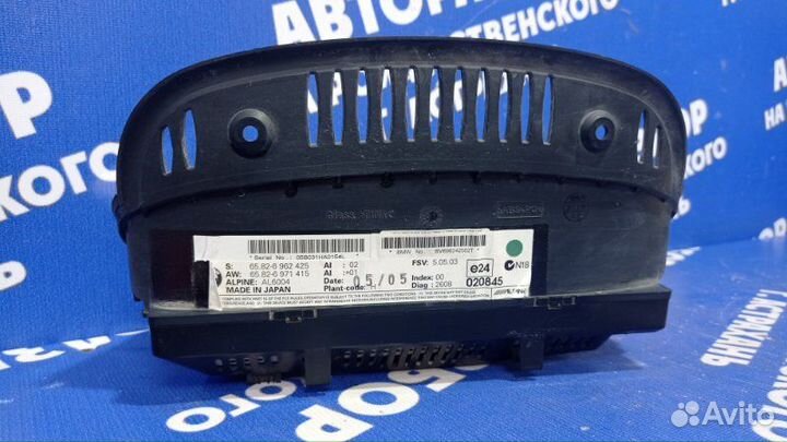 Дисплей информационный Bmw E60 седан M54B30 2005