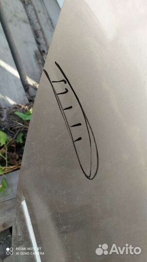 Дверь задняя правая Mitsubishi lancer cedia